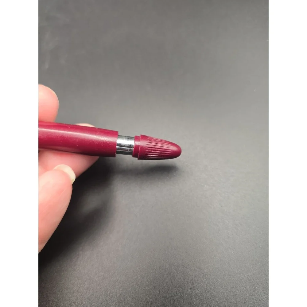VTG 1950s Sheaffer Touchdown Fountain Pen Burgundy 14K Gold F3 Read - Picture 13 of 16